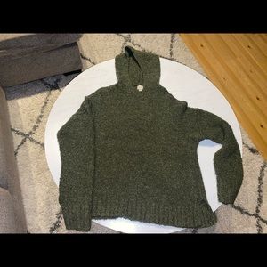 Green Fuzzy Hoodie